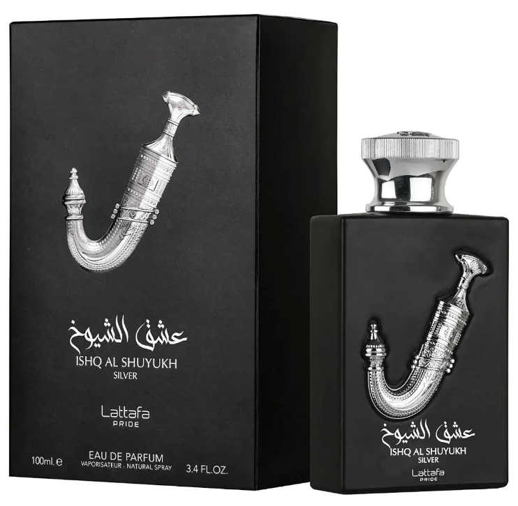 Ishq al shuyukh silver 100ml by Lattafa Perfumes- Eau De Parfum