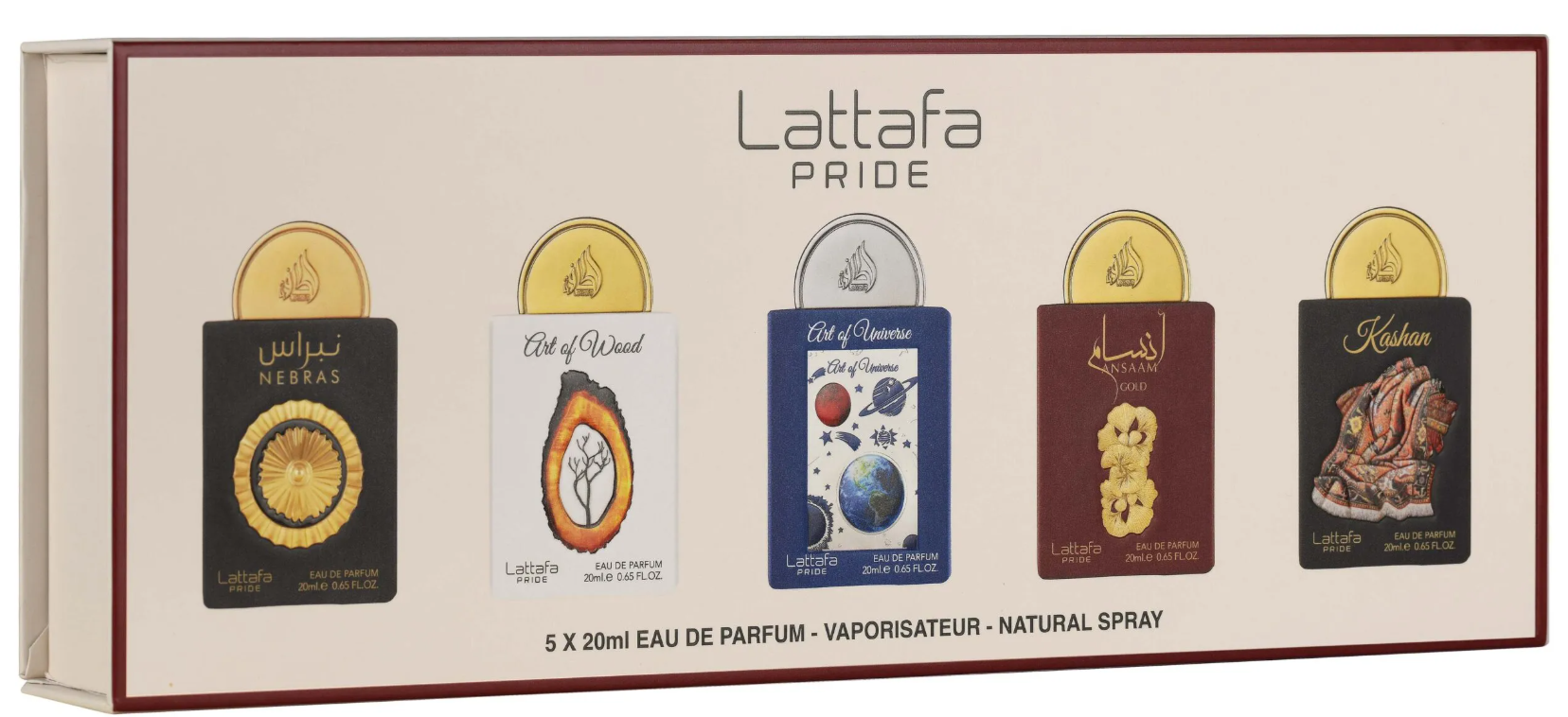 5P Giftset 20ml Box-03 by Lattafa Pride