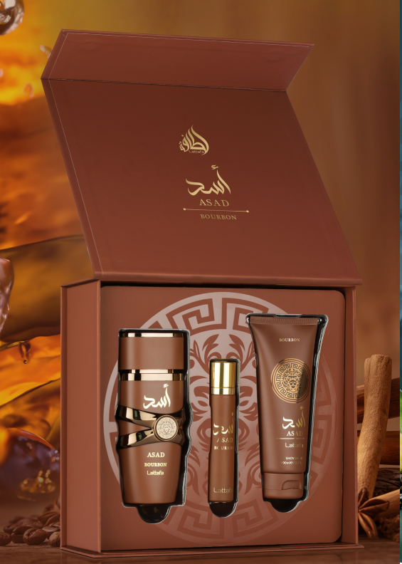 3P Giftset Asad Bourbon by Lattafa
