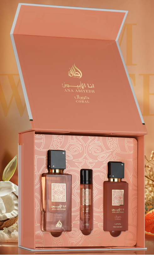 3P Giftset Ana Abiyedh Coral by Lattafa