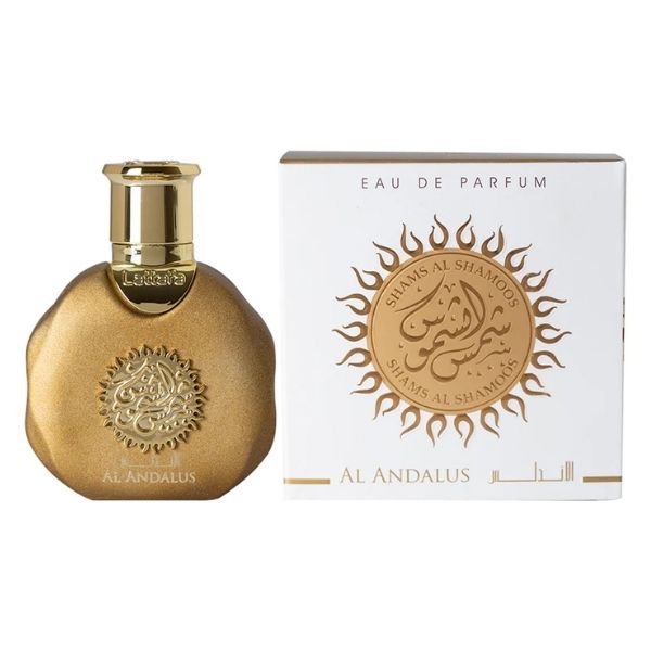 Al Andalus 35ml Perfume Miniatures Shams Al Shamoos Eau De Parfum by Lattafa (Pack of 12)