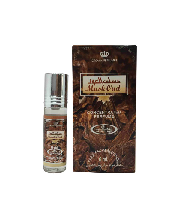 Pack of 6 - Musk Oud  6ml Perfume Oil by Al Rehab