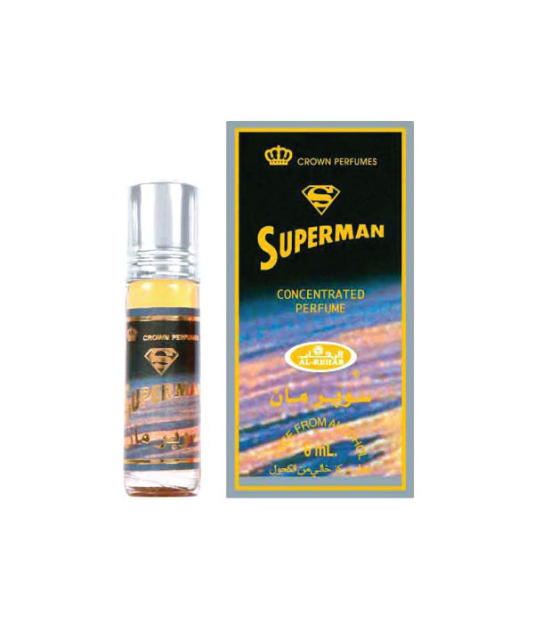 Pack of 6 - Superman  6ml Perfume Oil by Al Rehab