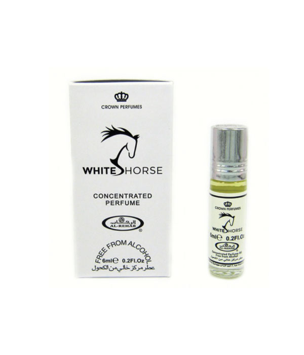 Pack of 6 - White Horse  6ml Perfume Oil by Al Rehab