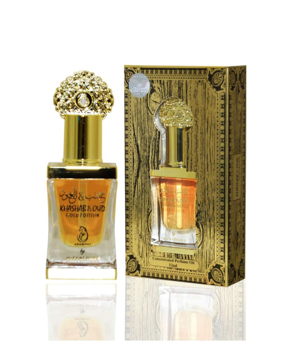 Pack of 12- Khashab & Oud Gold 12ml - Perfume Oil by My Perfumes